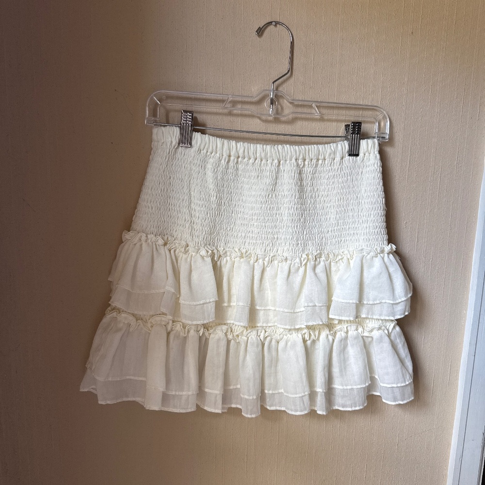 Smocked skirt